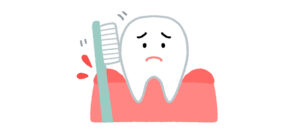 歯肉が痛いので歯磨きをしたら一気に血がでました。歯茎も少しヌルヌルします。