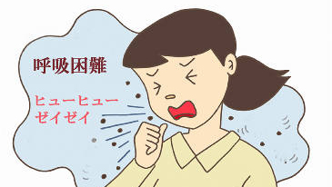 重篤な症状(呼吸困難・血圧低下・意識障害)