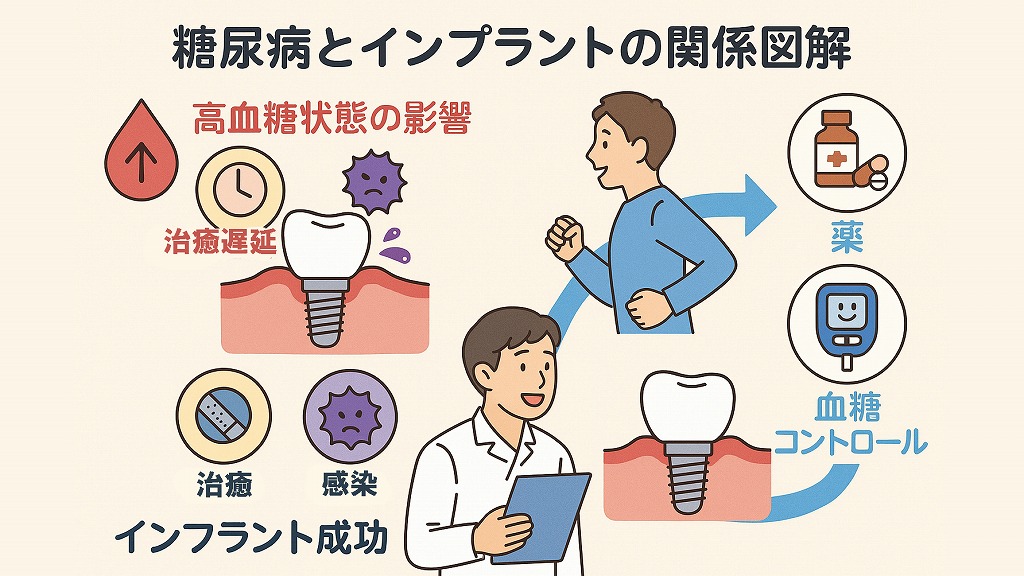 糖尿病がある場合のインプラント