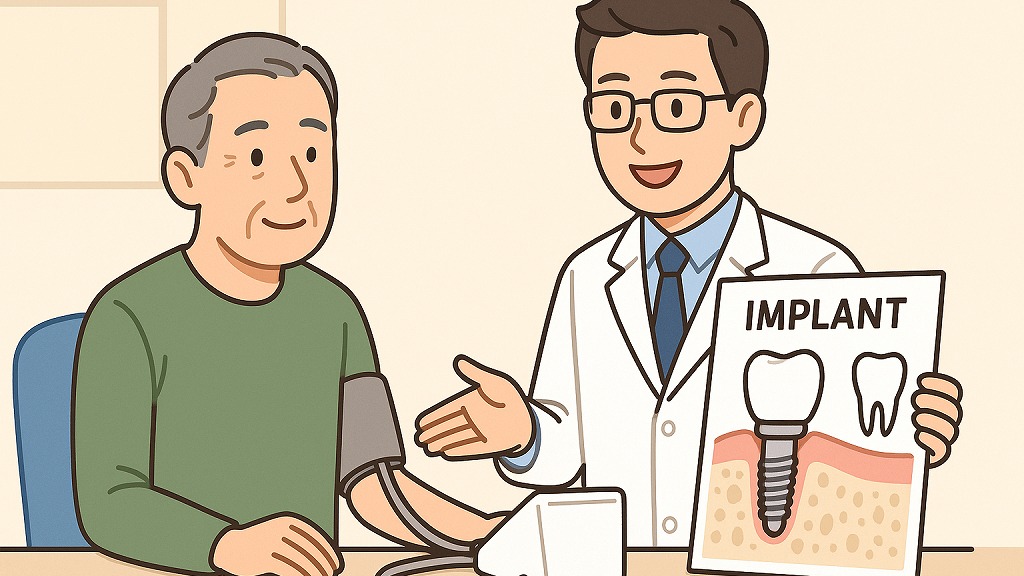高血圧がある場合のインプラント
