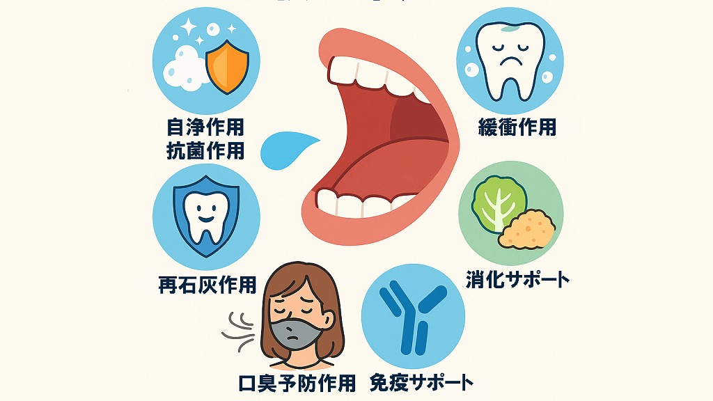唾液が持つ9つの重要な働き