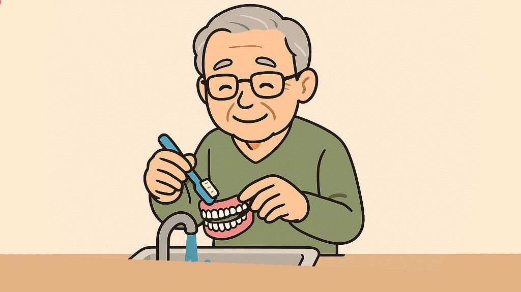 入れ歯のお手入れの習慣化