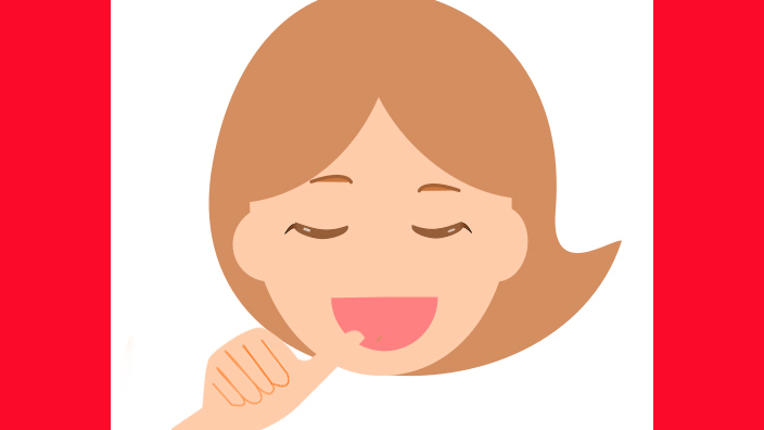 大人の指しゃぶり