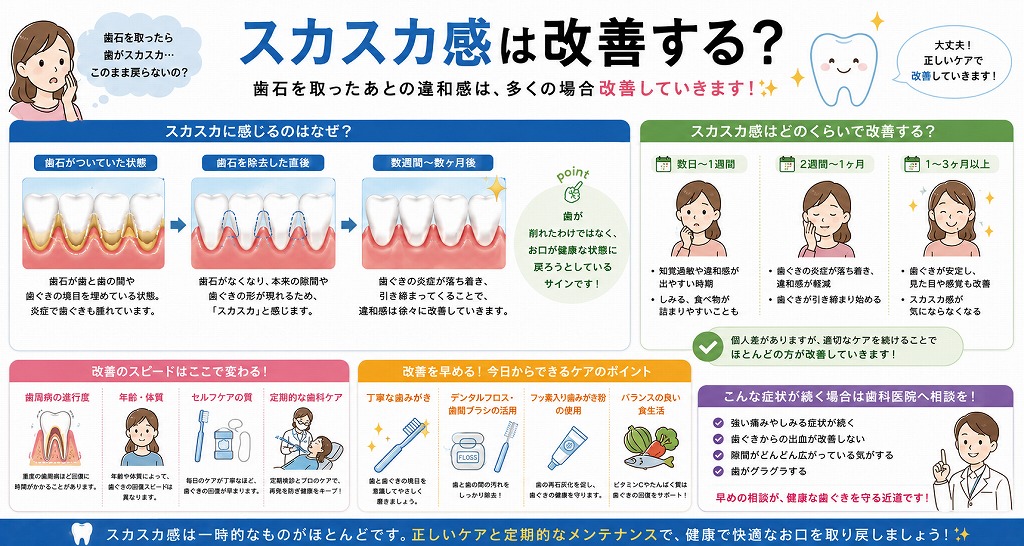 スカスカ感は改善する？