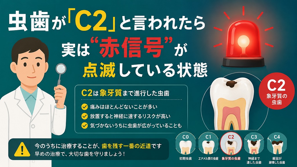 虫歯が「C2」と言われたら実は"赤信号"が点滅している状態