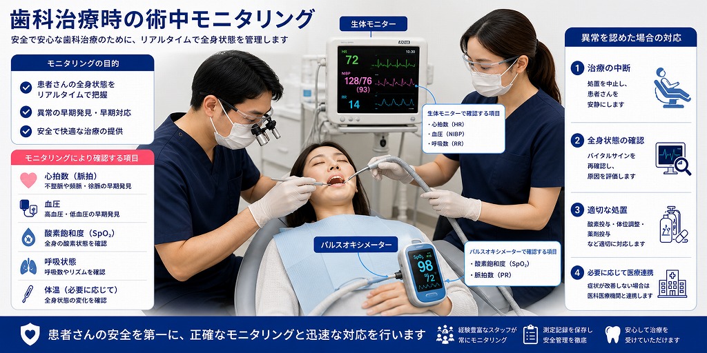 歯科治療時の術中モニタリング
