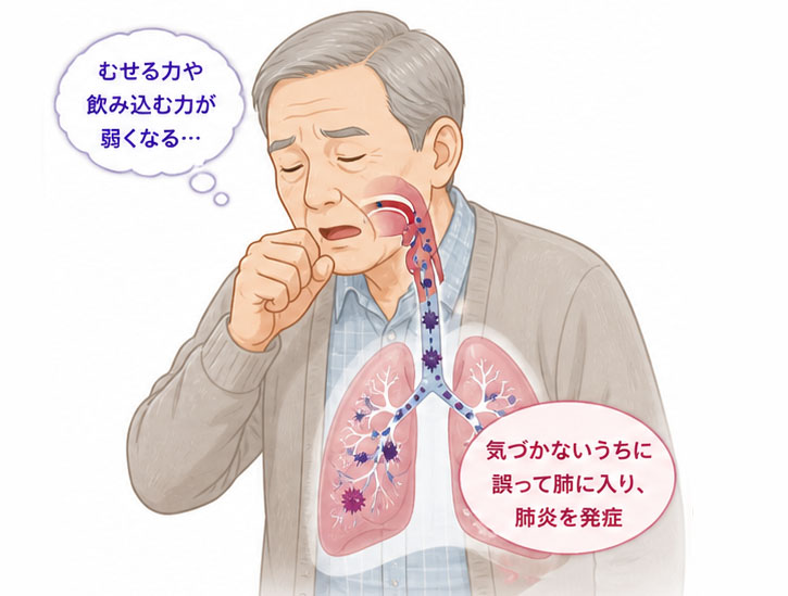 歯周病が肺炎を招く？誤嚥性肺炎の原因と対策を徹底解説