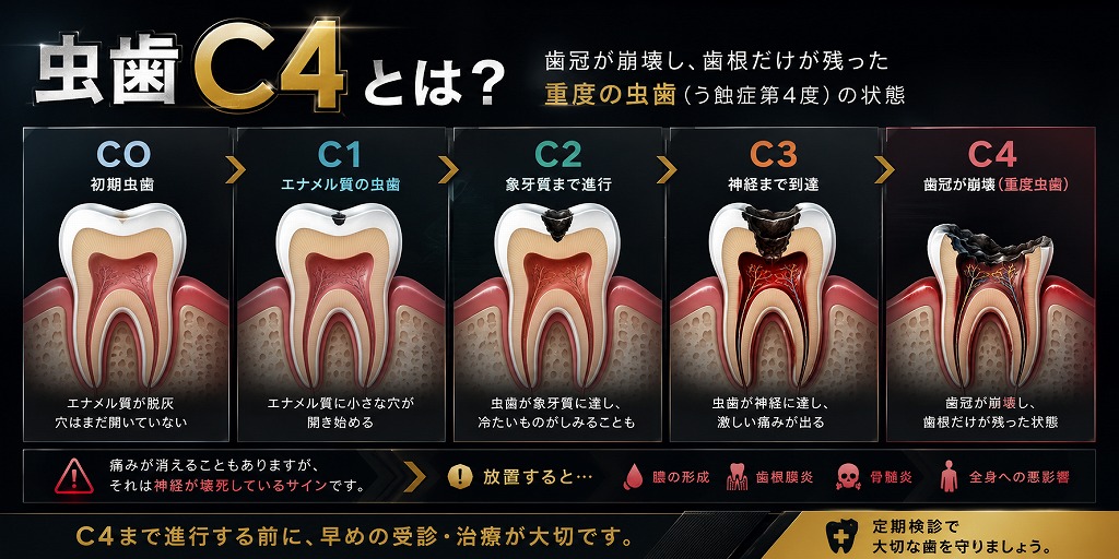 虫歯C4とは