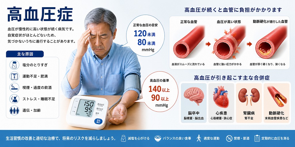 高血圧がもたらす全身リスク