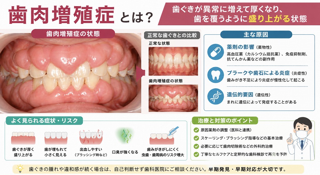 江戸川区篠崎で歯肉増殖症にお悩みの方へ