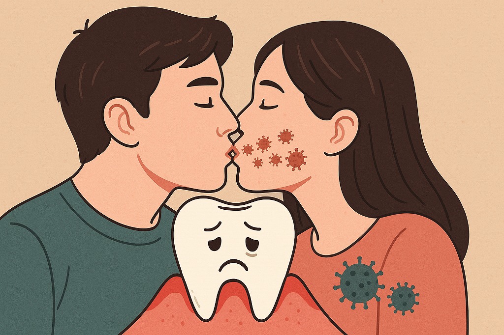 歯周病はキスでうつる病気?