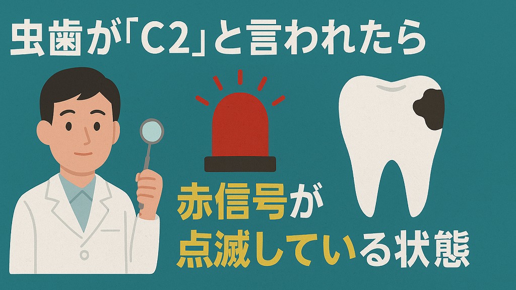 虫歯が「C2」と言われたら実は
"赤信号"が点滅している状態