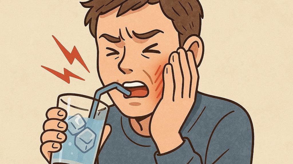 冷水や温かい飲食物で痛みを感じる