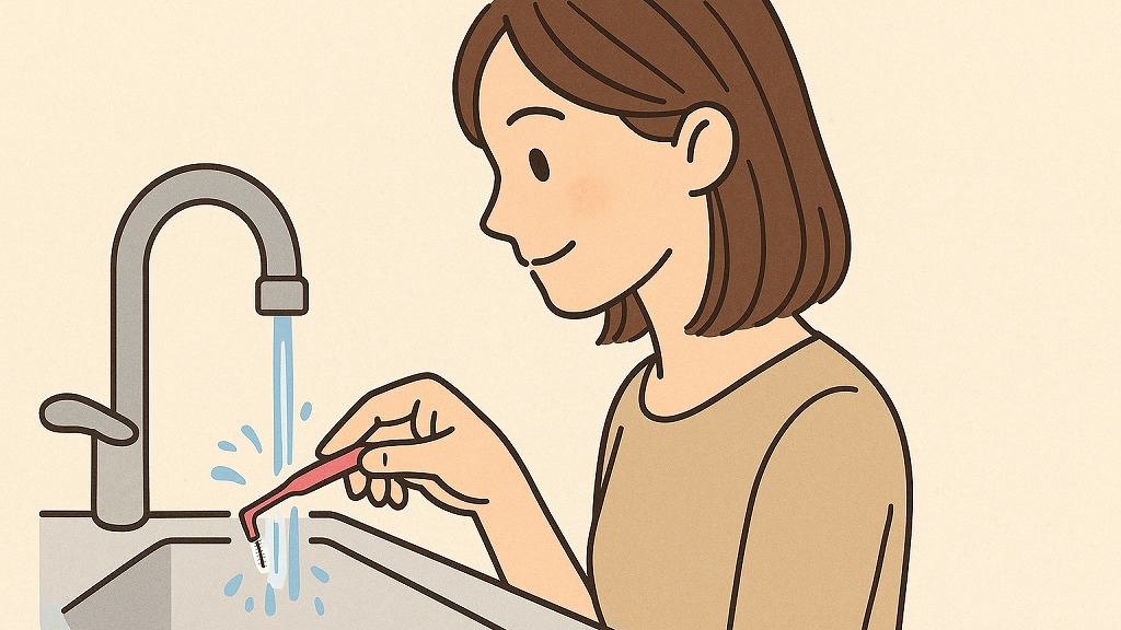 歯間ブラシのお手入れ方法