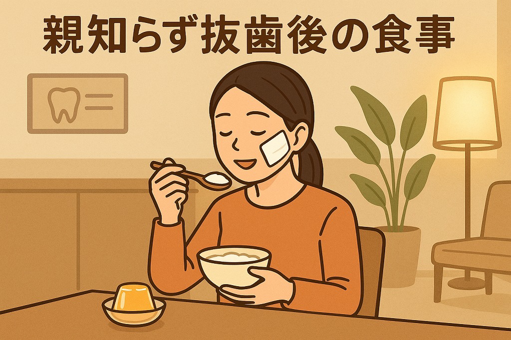 抜歯後いつから食事できる?