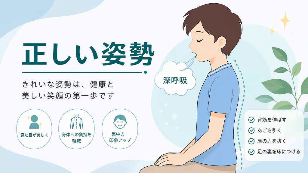 正しい姿勢