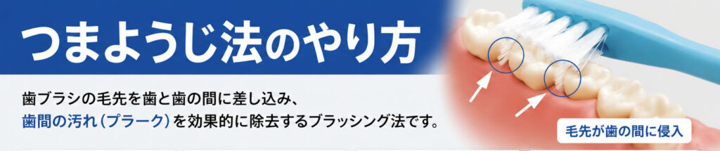 つまようじ法の正しいやり方
