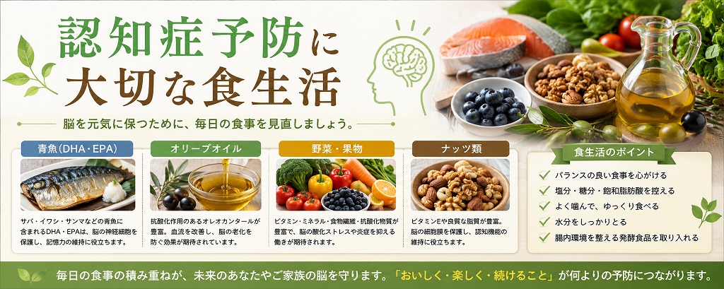 認知症予防に大切な食生活
