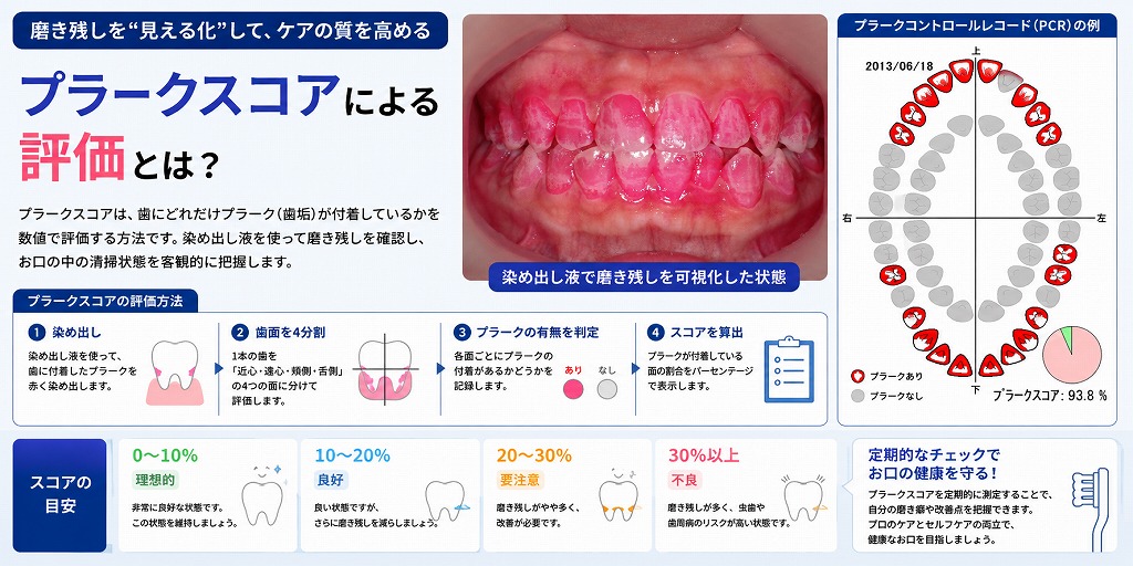 プラークスコアによる評価