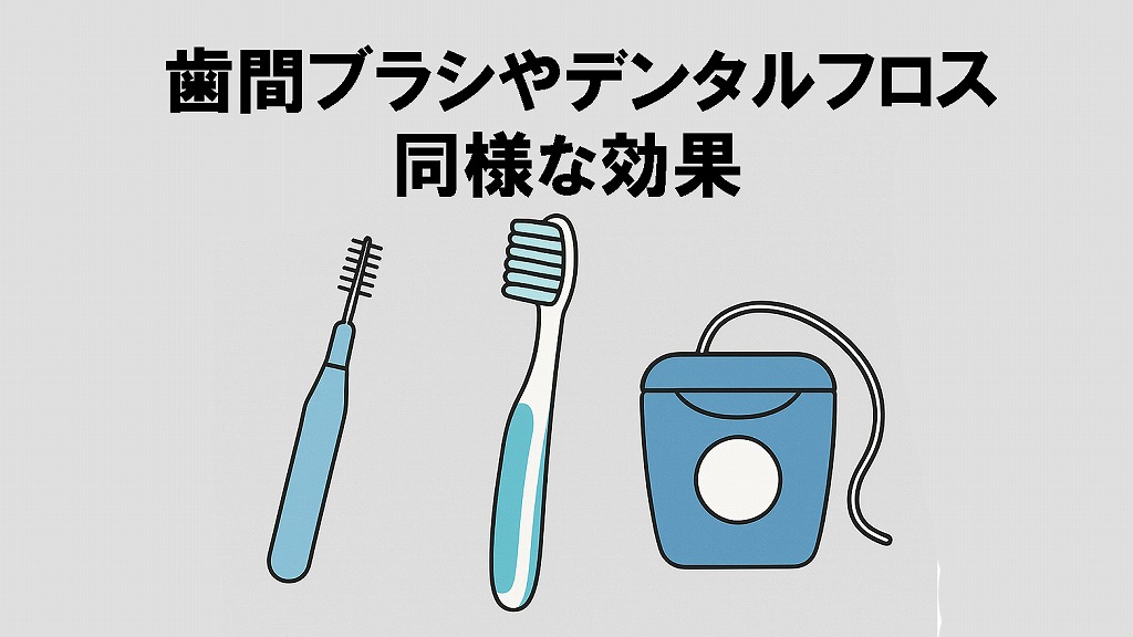 歯間ブラシやフロスの代わりとして使える