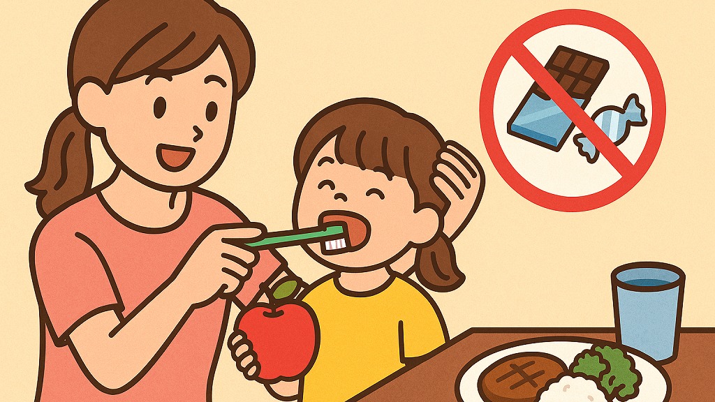 仕上げ磨きとだらだら食べのリスク