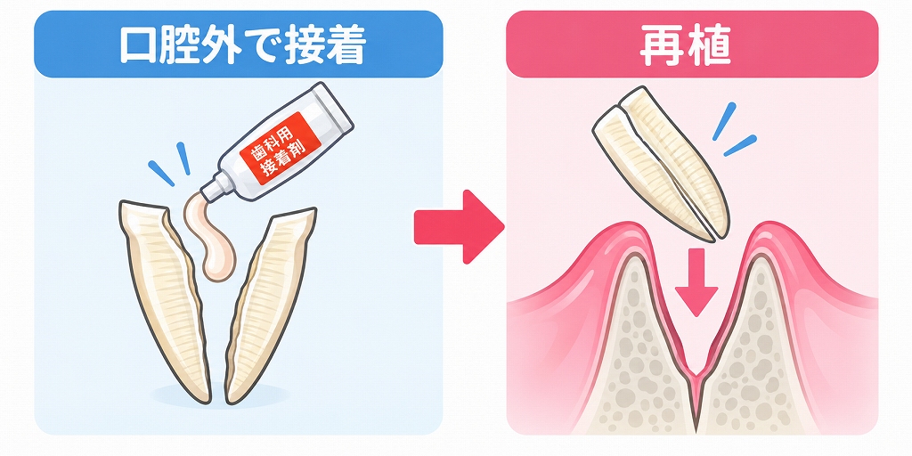 口腔外接着再植法