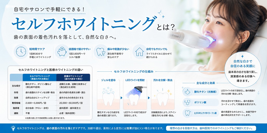 セルフホワイトニングとは？