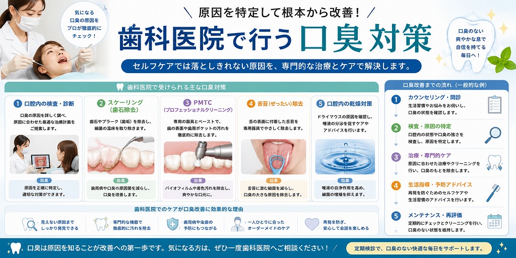 歯科医院で行う口臭対策