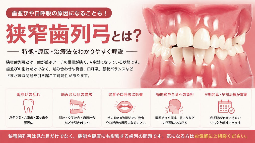 狭窄歯列弓とは？