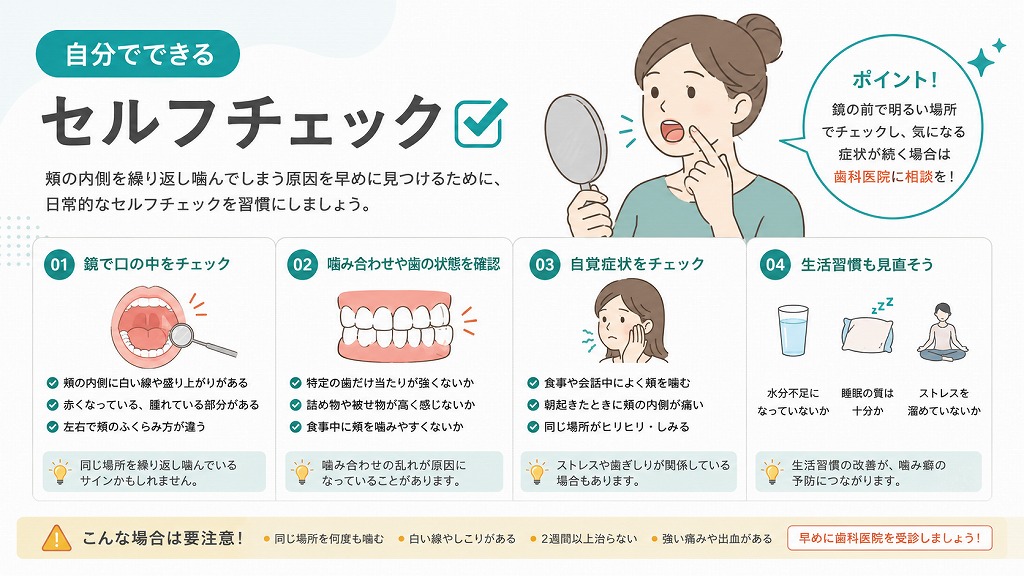 自分でできるセルフチェック