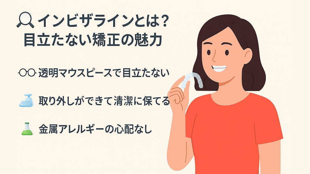 インビザラインとは?目立たない矯正の魅力