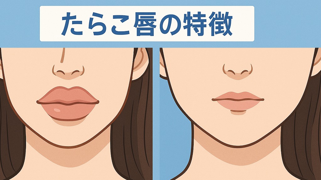 たらこ唇の特徴