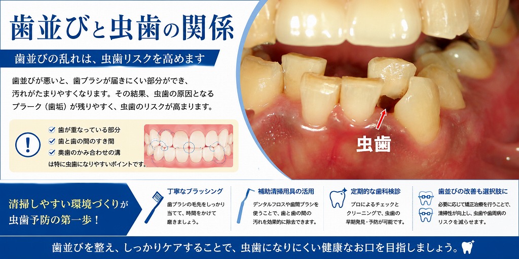 歯並びと虫歯の関係