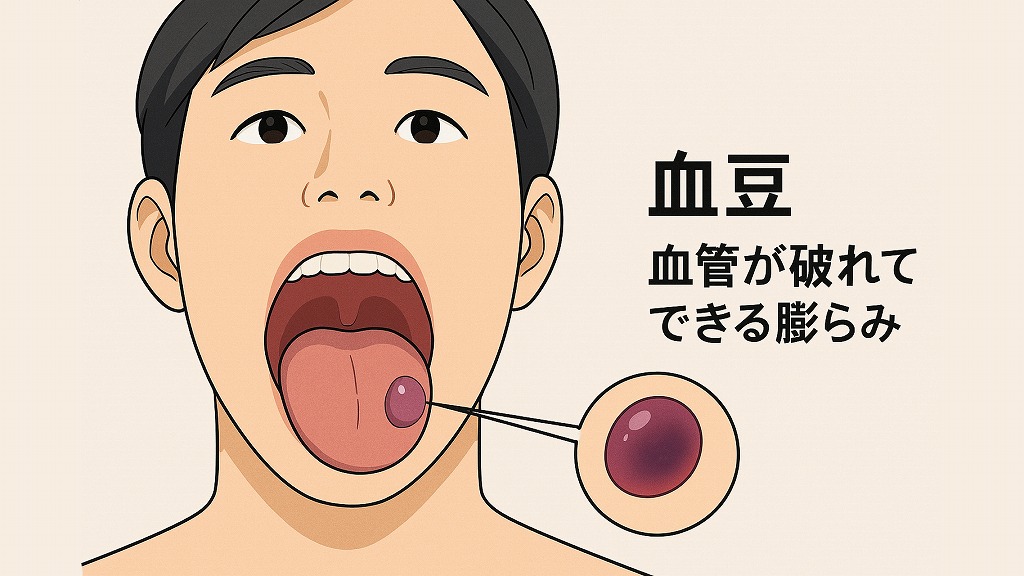 口の中に血豆とは？