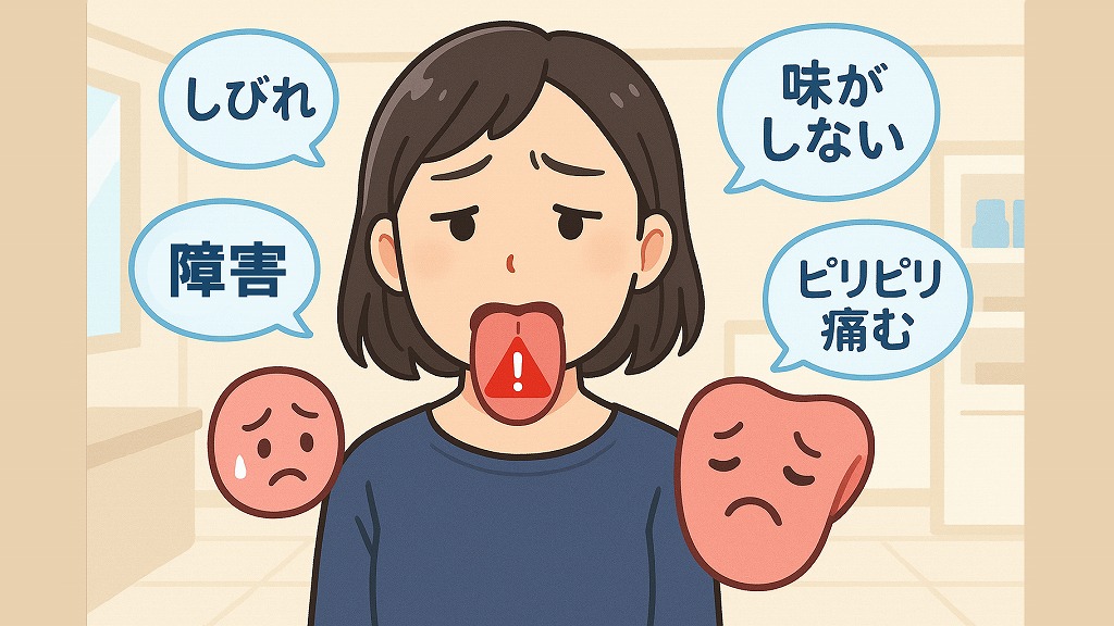 舌神経の異常で起こる症状