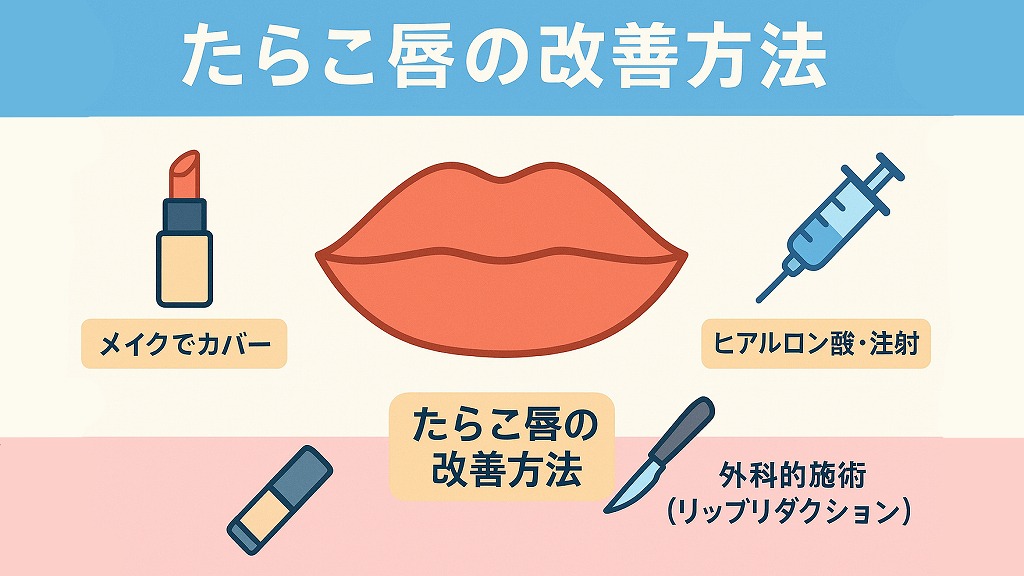 たらこ唇の改善・対処法