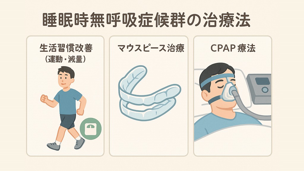 睡眠時無呼吸症候群の治療法