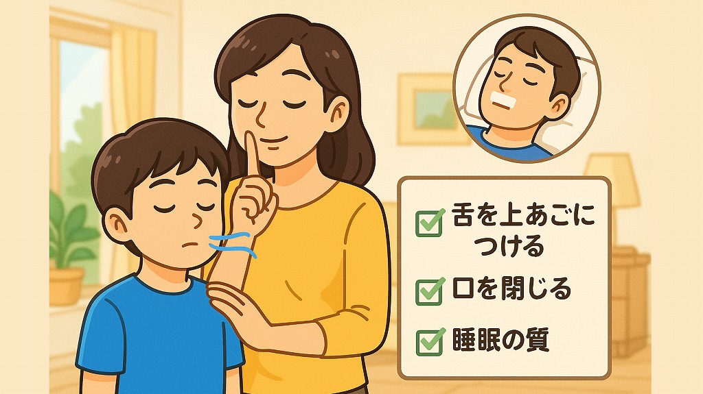 鼻呼吸を習慣づける方法