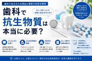 歯科で抗生物質は本当に必要？