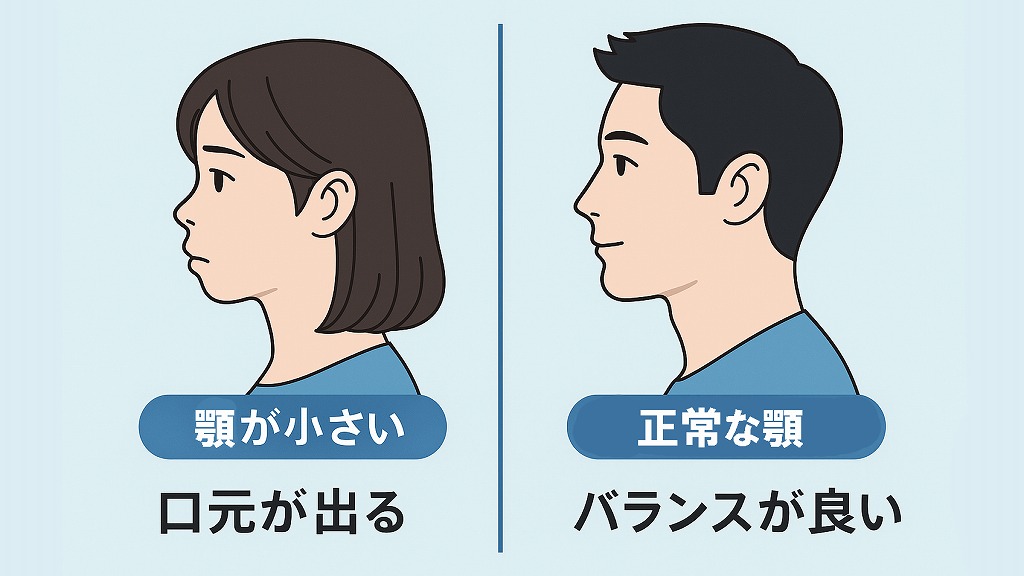 顎が小さい人の特徴とは