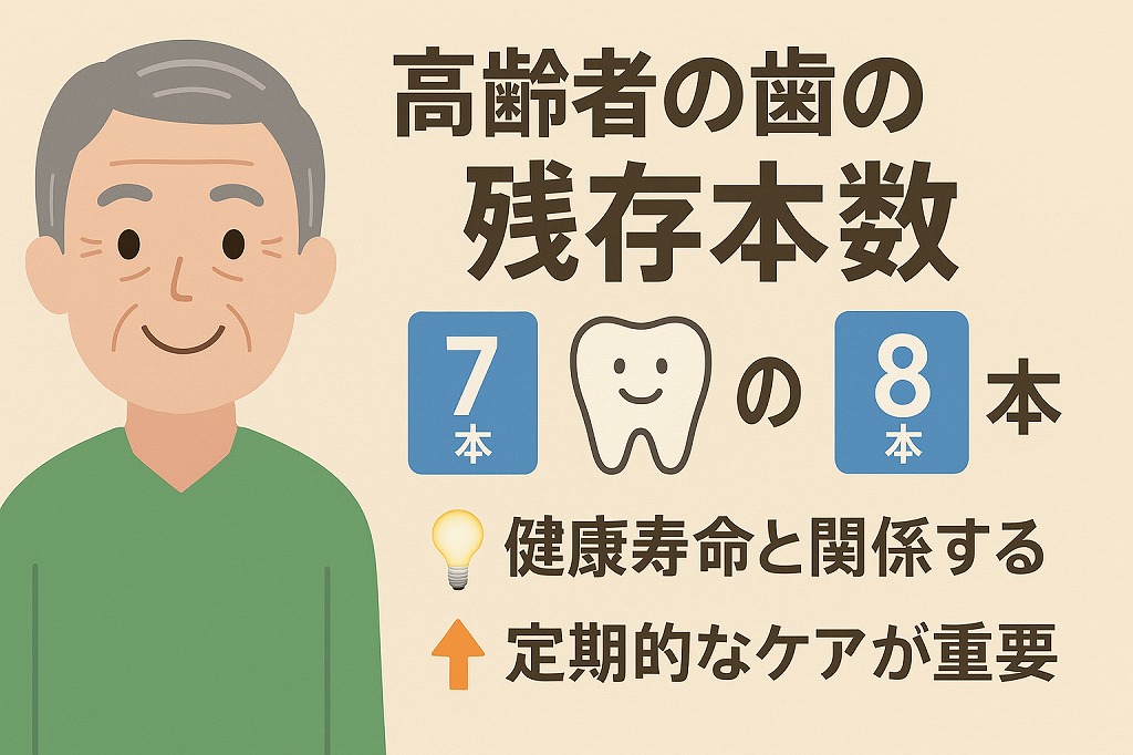 高齢者の歯の残存本数
