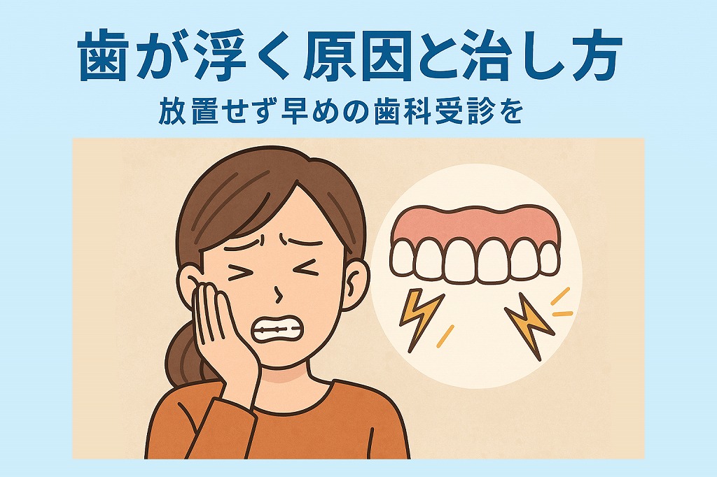 歯が浮く原因と治し方