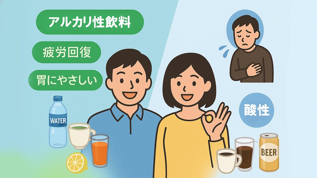 アルカリ性の飲み物一覧