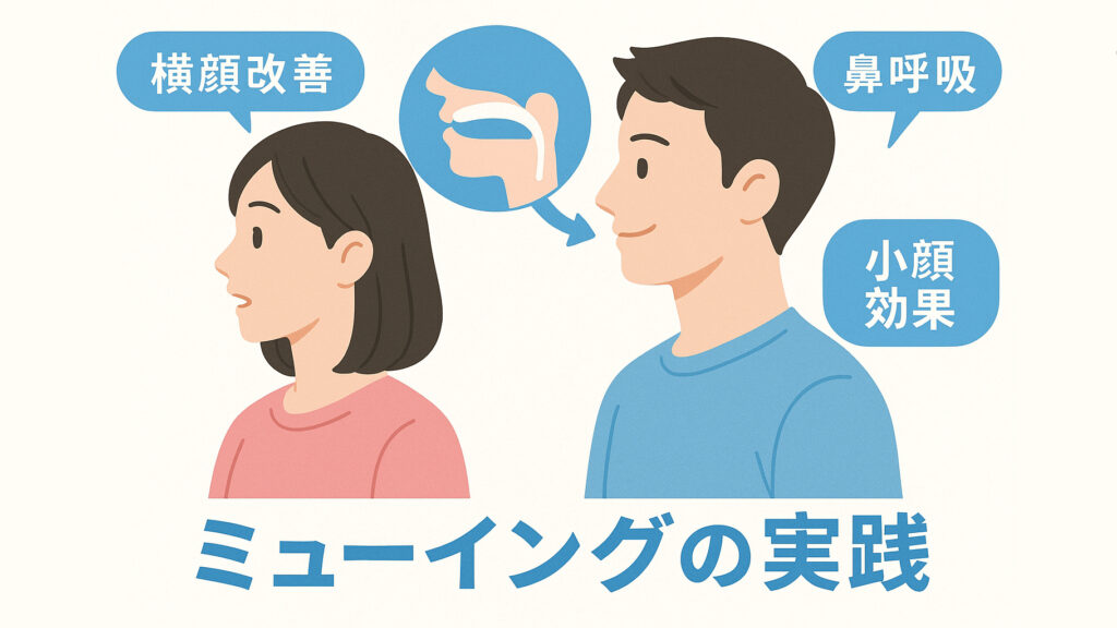 ミューイングの実践で期待できる効果