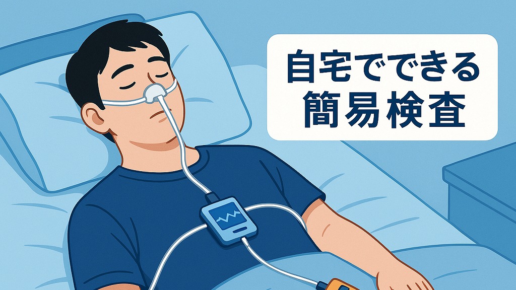 自宅で行う「簡易検査（ポータブルモニター）」