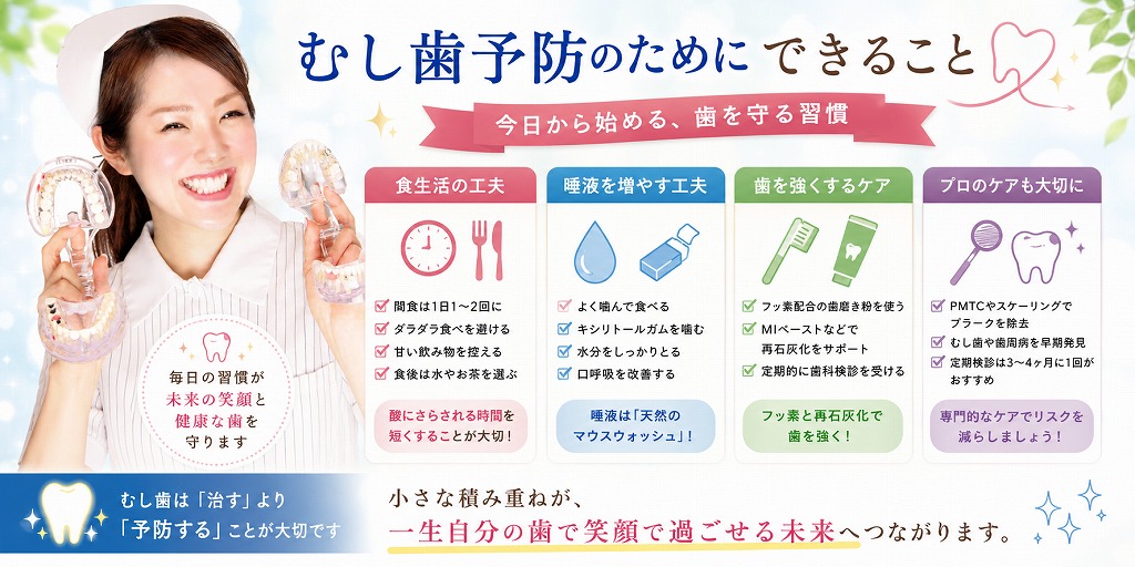 むし歯予防のためにできること