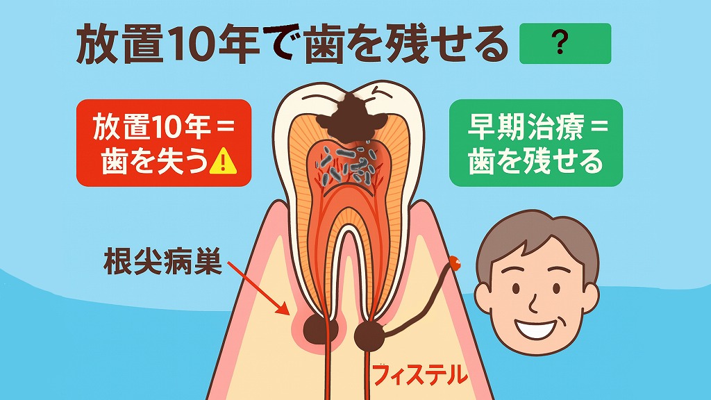 フィステルを10年放置すると?