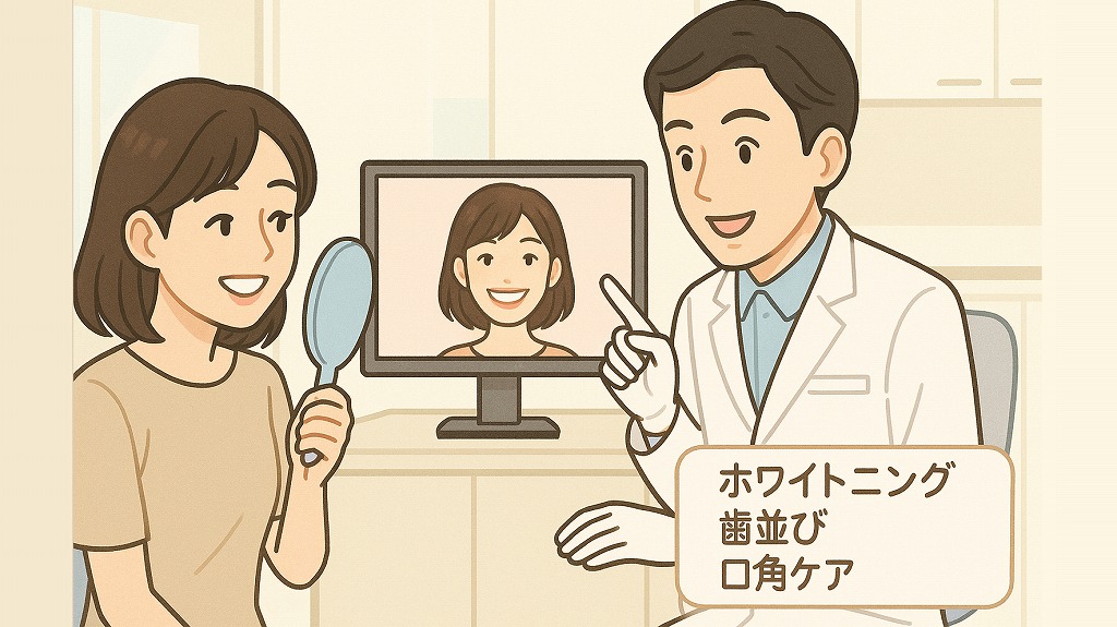 歯と口元の美しさが笑顔の印象を決める