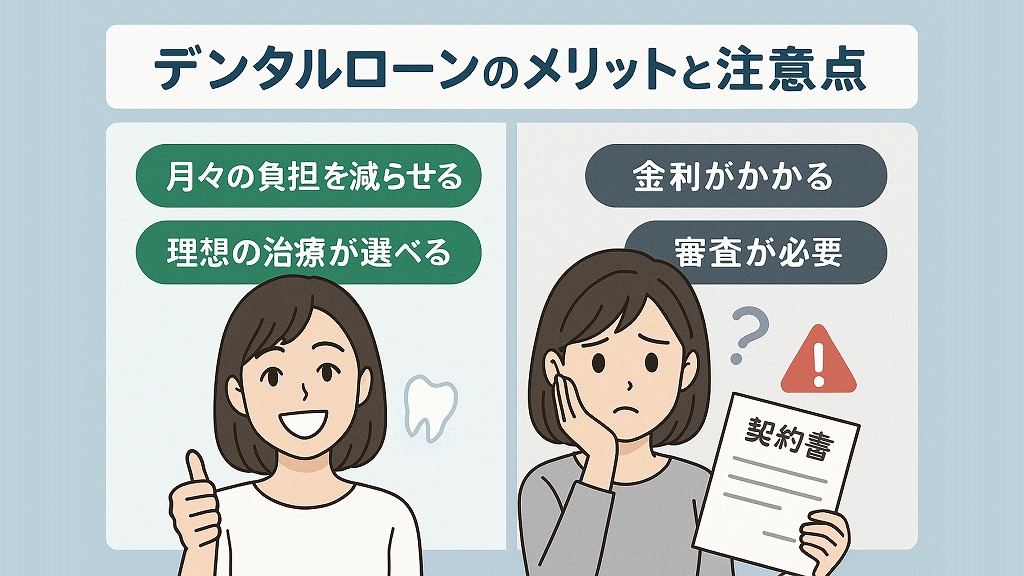 デンタルローンのメリットと注意点