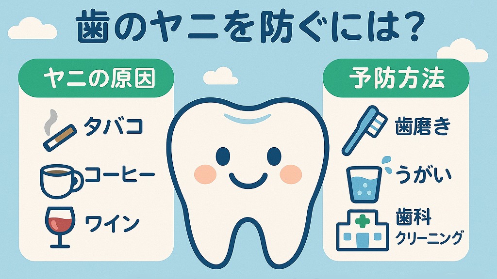 ヤニを防ぐための生活習慣